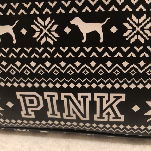 NWT Vintage PINK Victoria’s Secret Iconic PINK Dog Black & WhiteTrain Case. - Picture 7 of 16